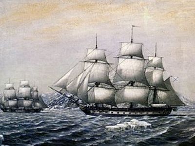 Русские моряки открыли Антарктиду. Беллинсгаузен и Лазарев