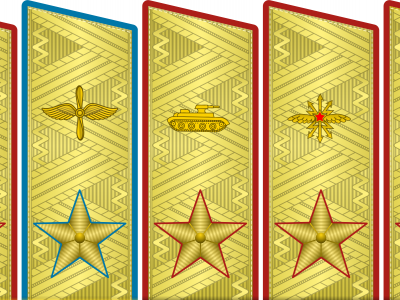 Указом Президиума Верховного Совета установлены воинские звания высшего командного состава - маршал авиации, маршал артиллерии, маршал бронетанковых войск