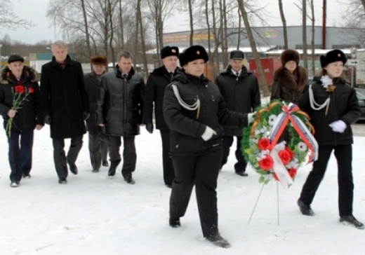 Акция памяти в честь блокадного Ленинграда и взятия Нойхаузена (Гурьевска)