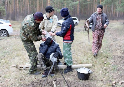 Военно-полевой сбор юных патриотов Моршанска