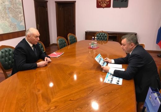 Рабочая встреча руководителя Прибайкалья с председателем ДОСААФ Иркутской области