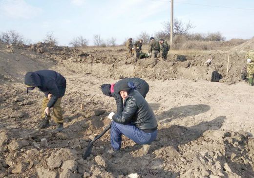 Крымские поисковики ДОСААФ обнаружили останки советских воинов