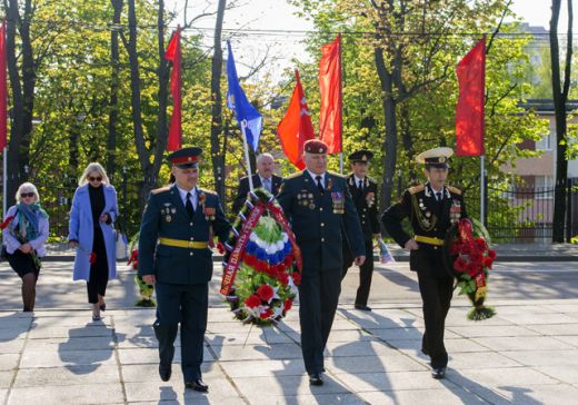 Руководители ДОСААФ Янтарного края отдали дань уважения павшим защитникам Отечества