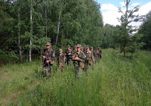 Военно-полевой сбор ребят клуба «Десантник» Южноуральска