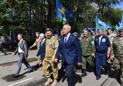В Иркутске почтили память десантников