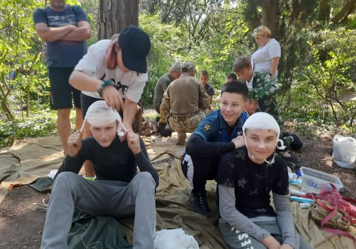 Военно-полевой выход для курсантов Ассоциации ВПК ДОСААФ России