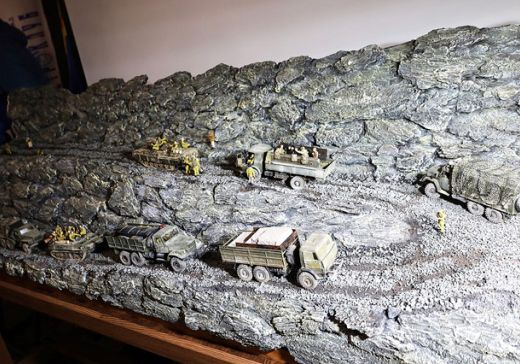 Диорама «Машины в погонах» в Калининграде