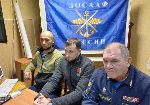 В гости к курсантам ДОСААФ пришли ветераны…