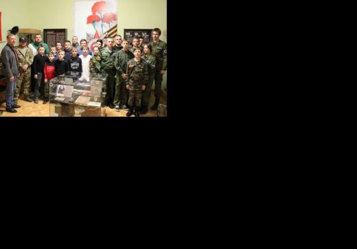 Курсанты встретились с бойцом