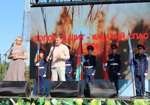 В Кумылженском районе прошел очередной фестиваль традиционной казачьей культуры «Золотой щит – казачий Спас»