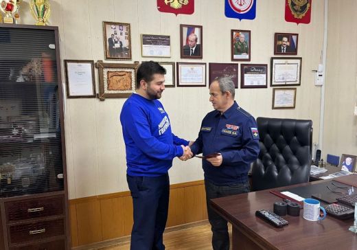 Лидер «Молодой гвардии» Кирзилюрта стал членом ДОСААФ