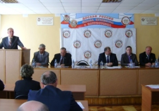Переходящее знамя «Зарницы Поволжья» у оренбургской «Спарты»