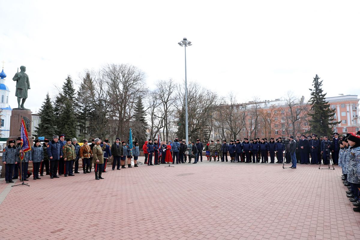 Клятву верности Отечеству принесли казачата