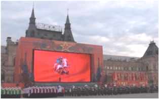 Торжественный марш на Красной площади столицы