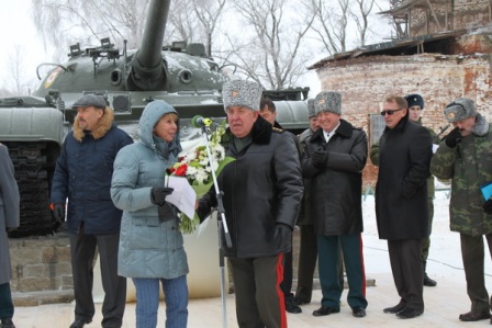 Танк Т-62 стал памятником в родном селе конструктора