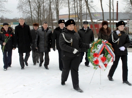 Акция памяти в честь блокадного Ленинграда и взятия Нойхаузена (Гурьевска)