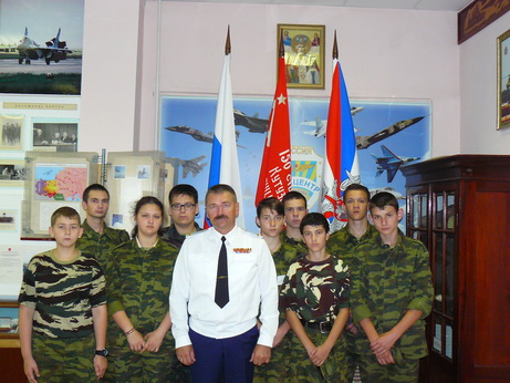 Ребята из «Сапсана» побывали в гостях у военных летчиков
