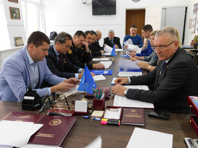 Заседание наблюдательного совета регионального отделения ДОСААФ Янтарного края