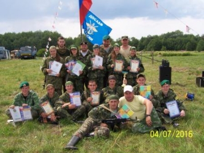 Соревнования в военно-спортивном лагере «Орленок»