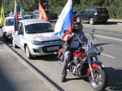 Автопробег посвятили 75-летию победы в Курской битве