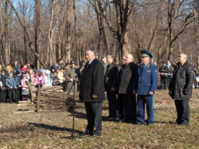 Молодые патриоты реконструировали бой за освобождение Краснодара от фашистов