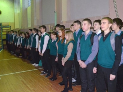 Школьники Ельца сдают нормативы комплекса ГТО