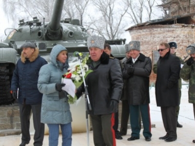 Танк Т-62 стал памятником в родном селе конструктора