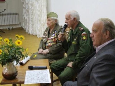 Встреча с ветераном Великой Отечественной войны и ДОСААФ