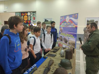 В кубанской станице Павловской поисковики встретились со школьниками