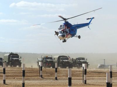 В «Алабино» стартовали соревнования на кубок ДОСААФ по вертолетным гонкам