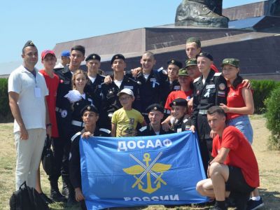 Всероссийский слет юных моряков под эгидой ДОСААФ в Севастополе