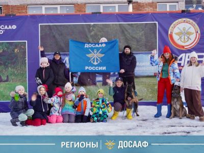 Как работают служебные собаки: школьники побывали на тренировке кинологов ДОСААФ