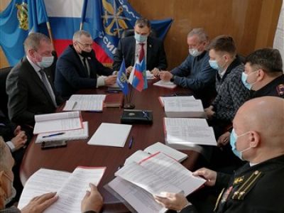 Заседание наблюдательного совета ДОСААФ Астраханской области