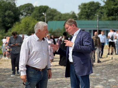Большой праздник в Хопылево, посвященный 280-летию со дня рождения непобедимого адмирала Федора Ушакова.