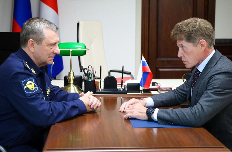 Руководитель ДОСААФ России и губернатор Приморья обсудили дальнейшее сотрудничество
