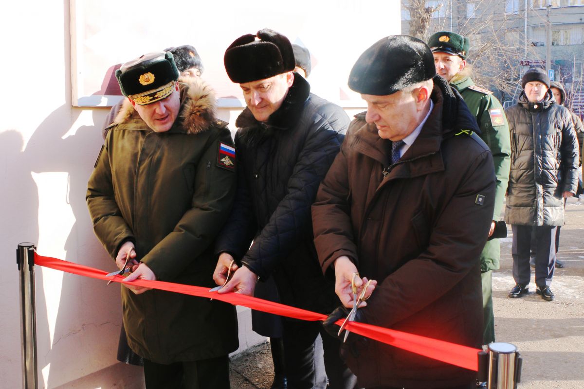 Председатель ДОСААФ России в ходе рабочего визита в Забайкалье участвовал в открытии Дома «Юнармии» в Чите