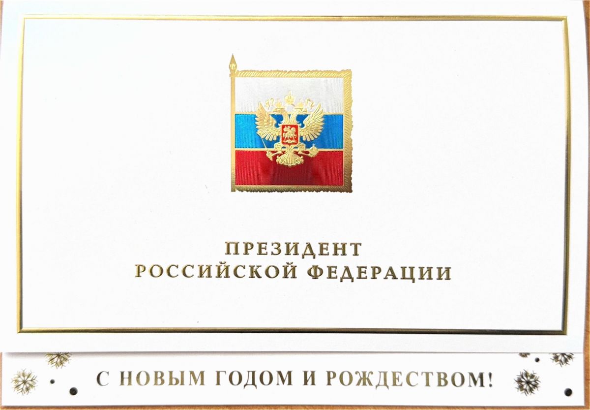 Владимир Путин поздравил Дениса Добрякова с Новым годом