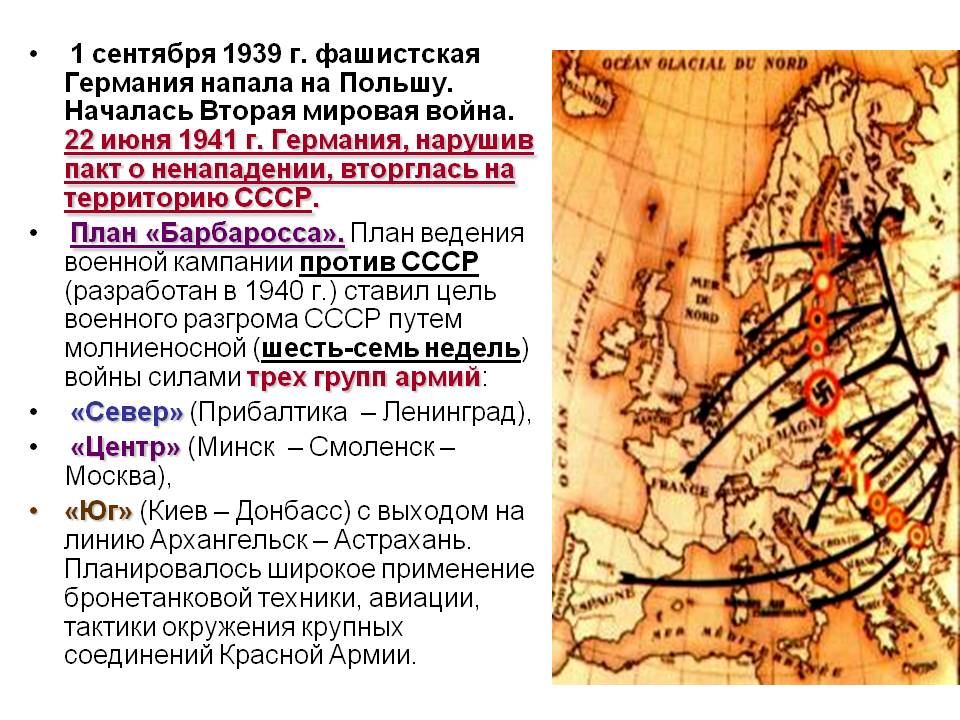 Фашистская Германия напала на Польшу. Начало второй мировой войны 1939-1945гг.