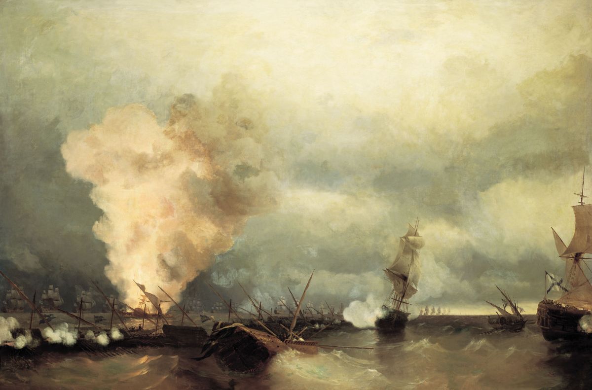 Гогланское морское сражение (1788 г.), русская эскадра нанесла тяжелое поражение Шведам во время русско-шведской войны 1788- 1790 гг.
