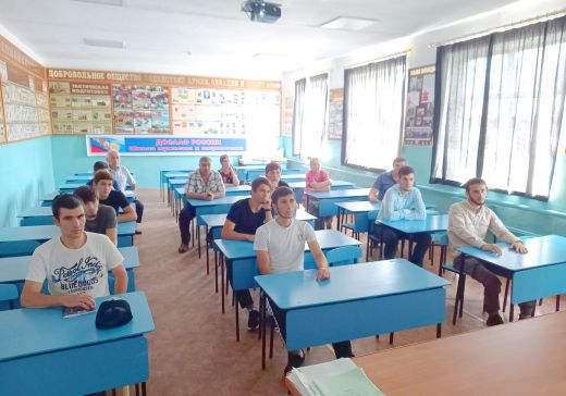 Курсанты ДОСААФ Дагестана участвовали в «Уроке мужества»