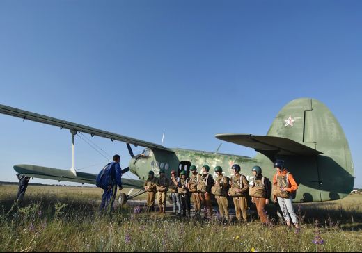 Ялтинские реконструкторы шагнули в небо