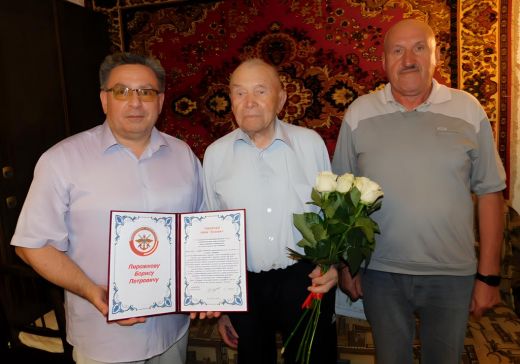 Фронтовик отметил свой 99-й день рождения