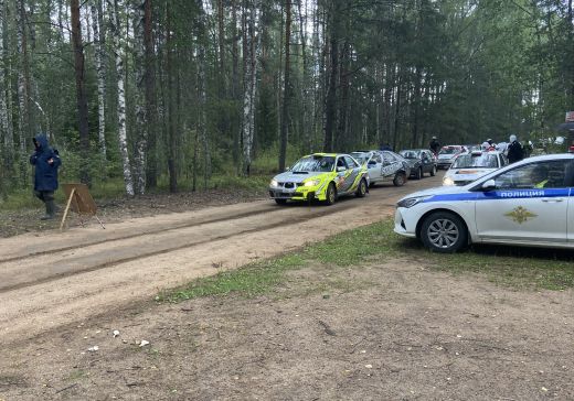 В ралли вмешалась дождливая погода