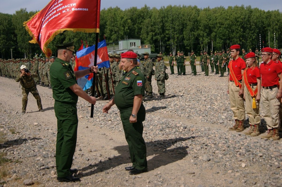 У костромских юнармейцев новое знамя
