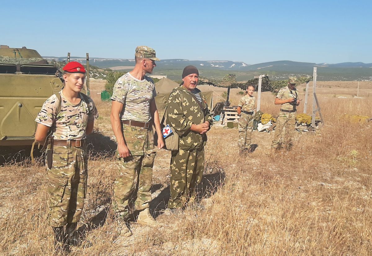 Вместе с юнармейцами «партизанили» родители и дедушки