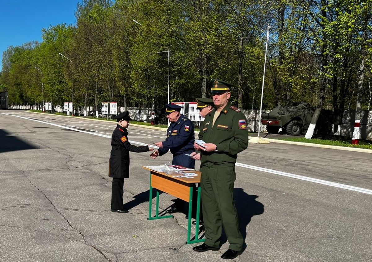 Знаки ГТО вручены суворовцам