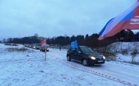 Рождественские автогонки в Бологом