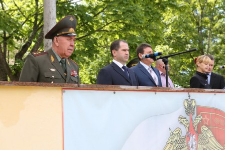 Председатель ДОСААФ России Сергей Маев побывал на закрытии первой смены лагеря «Гвардеец-1»