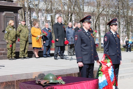 Воинские почести солдатам Великой Отечественной