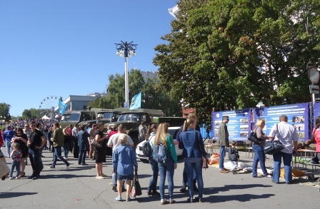 Досаафовцы участвовали в праздновании Дня города Барнаула